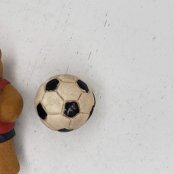 Bear Soccer Ball Magnet Set of 2 Fridge Kitchen - Picture 3 of 4